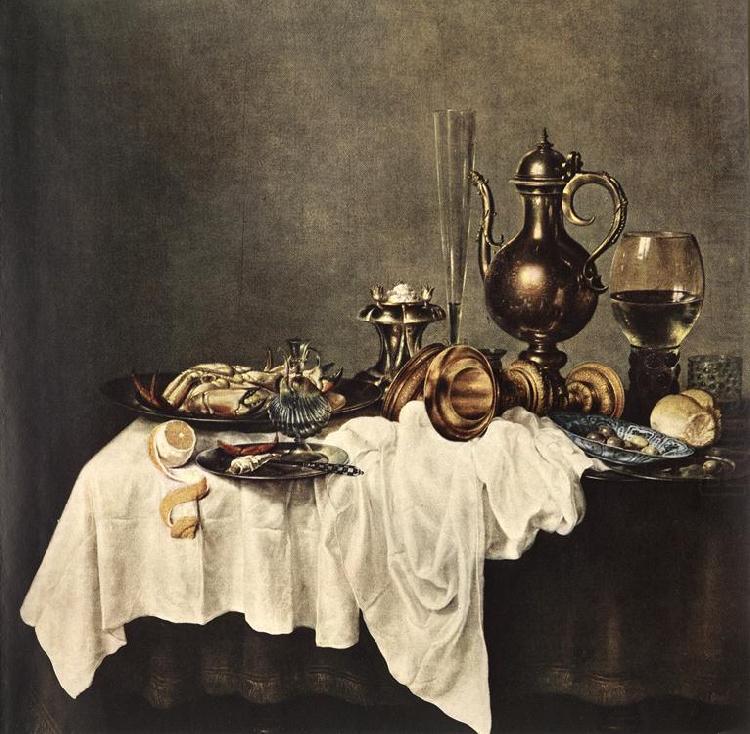 Breakfast of Crab  sdg, HEDA, Willem Claesz.